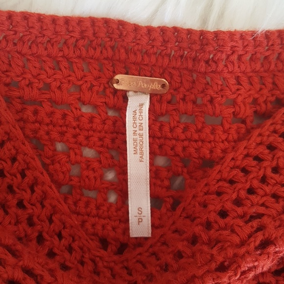 Free People Rosalind Swit Dress Crochet Mini Small - Picture 4 of 4